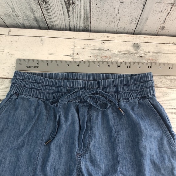 Style & Co Chambray Lightweight Drawstring Joggers Small - Picture 7 of 11